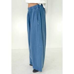 NEW LE BON SHOPPE bare slouchy pants in cornflower